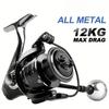 No-gap Spinning Fishing Reel 5.2:1 Gear Ratio Left/right Hand Interchangeable Durable Alloy Reel Suitable for Freshwater and Saltwater Great Gift Idea