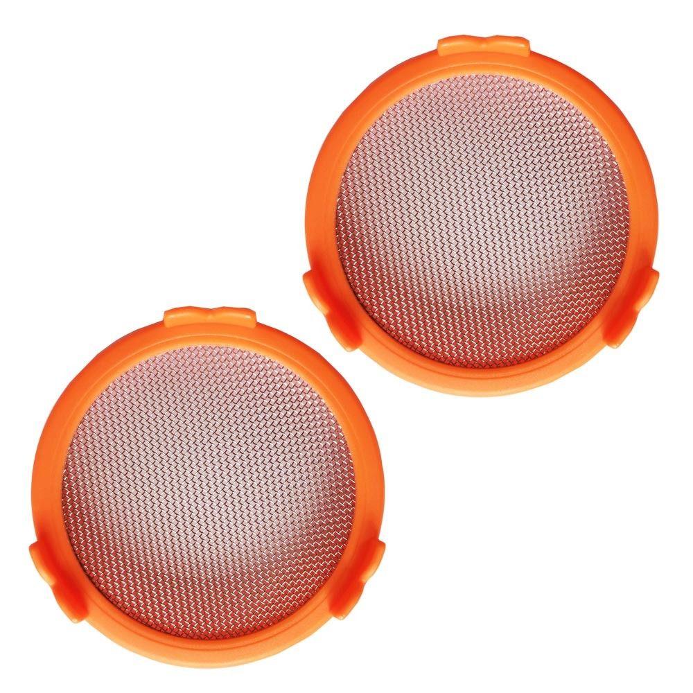 2pcs Metal Wide Mouth Tool For 86mm Jar Sprouting Lid Strainer Sealing Ring Lid Mesh Sprout Cover