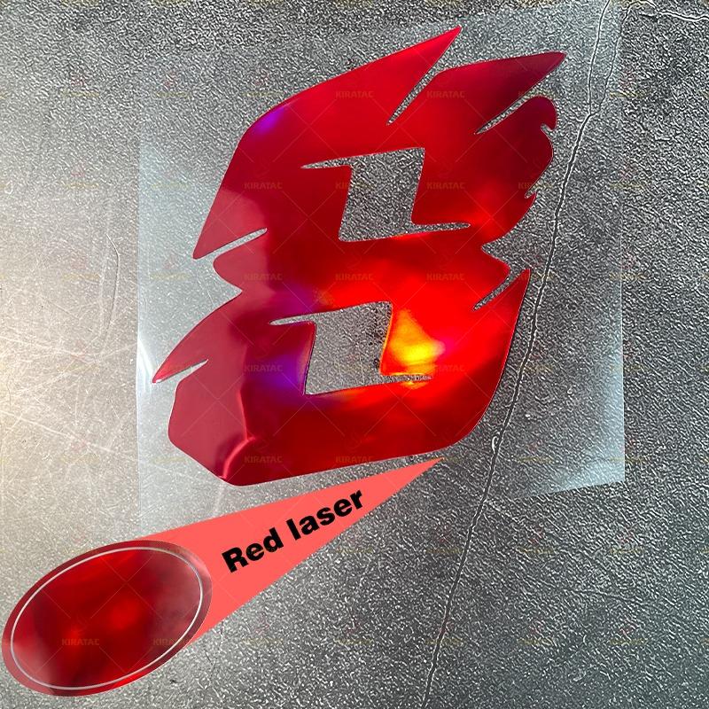 1 шт. Красные Лазерные Наклейки Номерного Знака для Мотоцикла Водонепроницаемые для Модификации Мотоцикла Шлема Обтекателя Велосипеда Скутера Универсальные Виниловые Наклейки