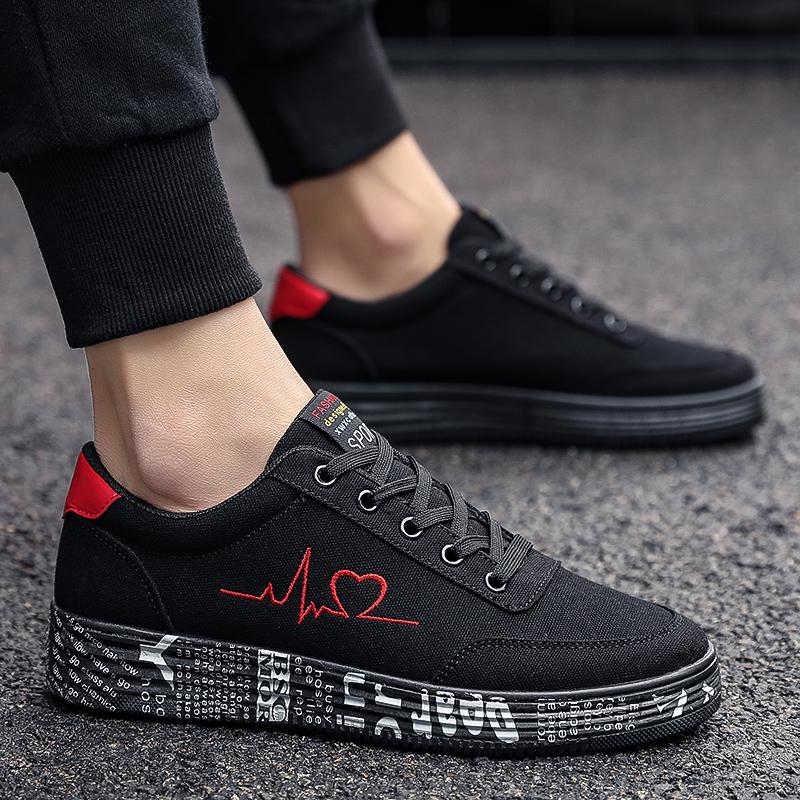 Low Cut Fashionable Casual Shoes Student Board Shoes Unisex Canvas Sneakers  New Outdoor Multifunctional Thick Soled Shoes