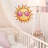 Creative Cute Sunglasses Sun Wall Sticker Self-Adhesive Removable Bedroom Living Room Hallway Dorm Home Decor Art