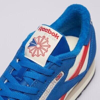 Кроссовки Reebok Classic Leather Sneaker мел оптимальный синий вектор красный
