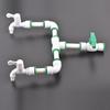 1/2" 3/4" Inch Thread House Decoration Water Pipe Fittings 20/25mm Pe Pvc Ppr Tap Water Pipe Valve Quick Connector