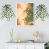 Artificial Hanging String Of Heart Plants Wall Mount Low Maintenance Eucalyptus Simulated Rattan Pendant Succulents Interior