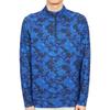 Galleria G Fore Pore Golfwear Мужская футболка с длинным рукавом и застежкой-молнией на половину длины G4mf22k78 Twcm