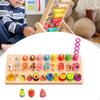 Board Building Buildings Blocs Hand Eye Coordination Teaching Educational Toy Counting for Boy