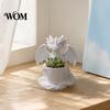 Drainage Flowerpot with Built-in Holes, 3D Printed Dragon Shape Pen Outdoor Flower Pot Holder, for Small Green Plants Tale Plant