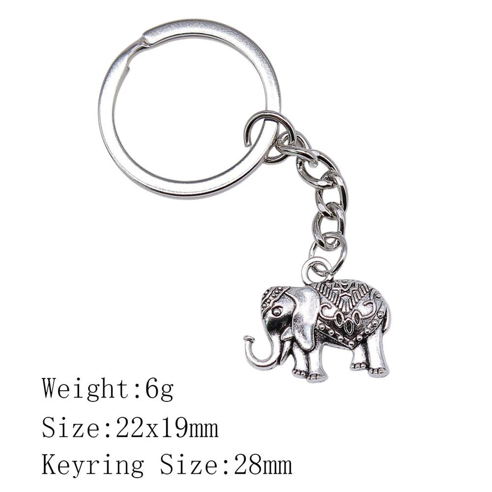 Wedding Anniversary Men Keychain Elephant Key Ring Women's Clothing Chains For Boys