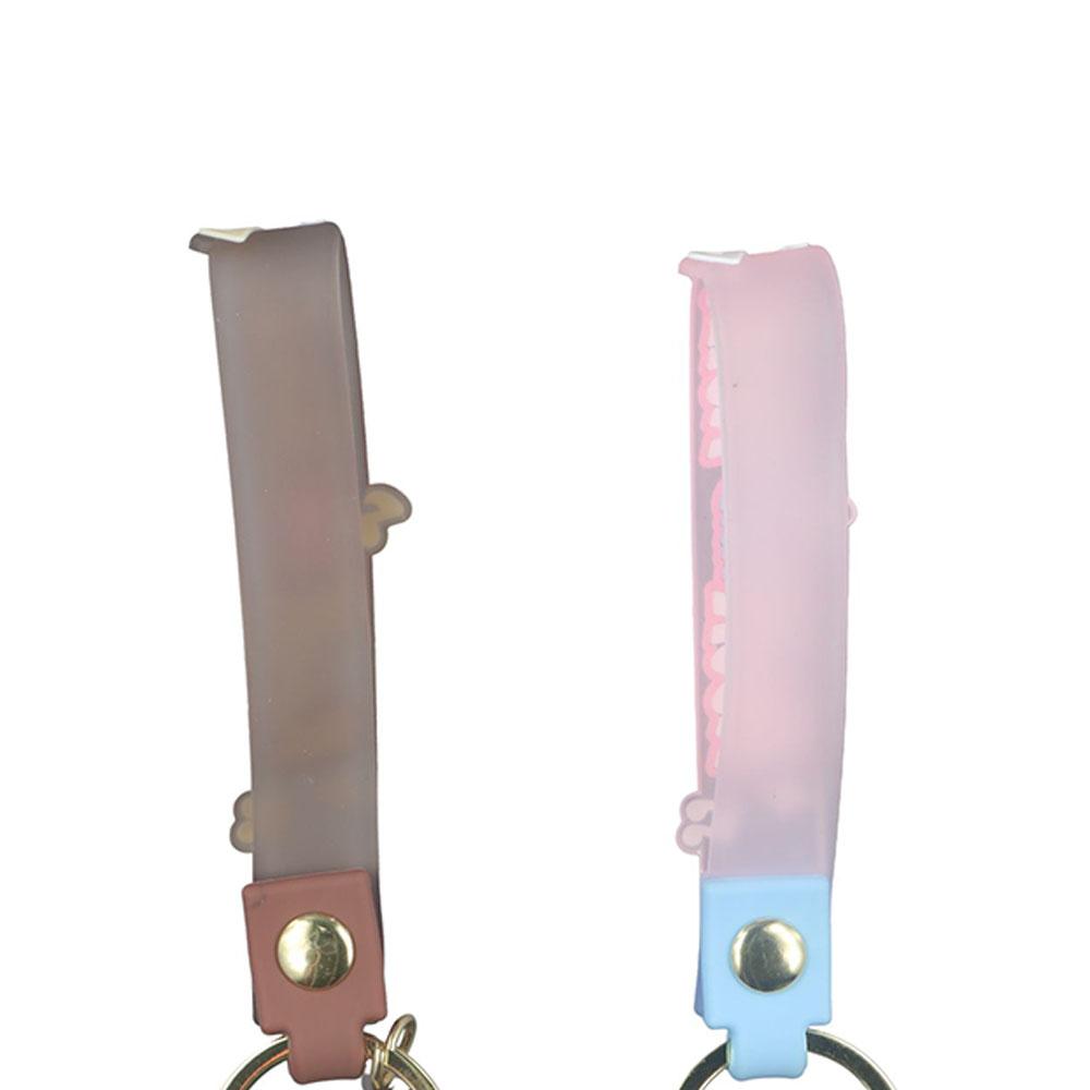 Fashion Guitar Key Chain Cute Musical Instrument Keychain Sweet Guitar Keyring  Car Key Ornament