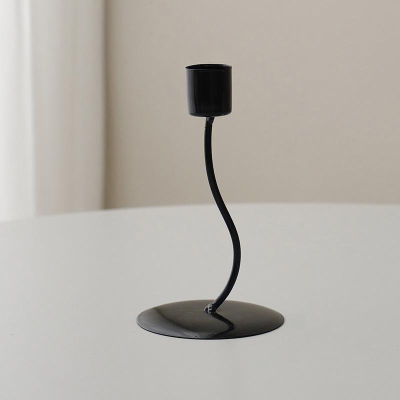 1Pc Classic European Style Single Head Home Decoration Candle Holder Candlestick Wedding Props