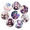 32/44/58mm Cute Cartoon Figure Miku Brooches Cosplay Singer Exquisit Badge for Collar Backpack Hat Accessory Handmade Pin Gift