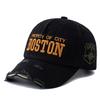 Новая хлопковая винтажная кепка высокого качества с вышитыми буквами BOSTON бейсболка для мужчин и женщин для занятий спортом на открытом воздухе