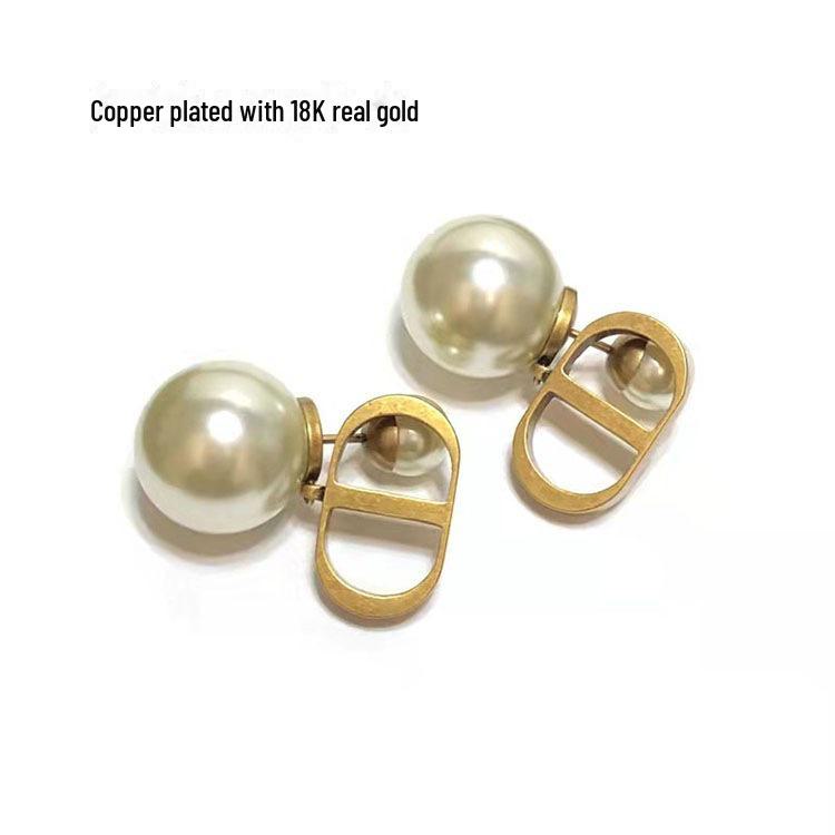 «Женские серьги с жемчугом из стерлингового серебра — роскошный дизайн в стиле ретро-китайского кино»