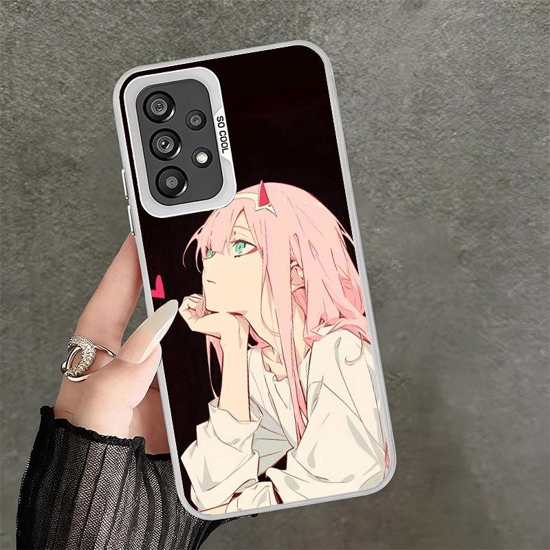 Чехол для телефона Zero Two 02 Кавайный Милый Мягкий для Samsung A17 A16 A15 A14 A13 A57 A56 A55 A54 A53 A37 A36 A35 A34 A33 A26 A25 A24 A23