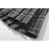 Kaslead New Arrival Women's Clothing Fashion Style Fashion All-Match Casual Gingham Adjustable Pleated Skirt