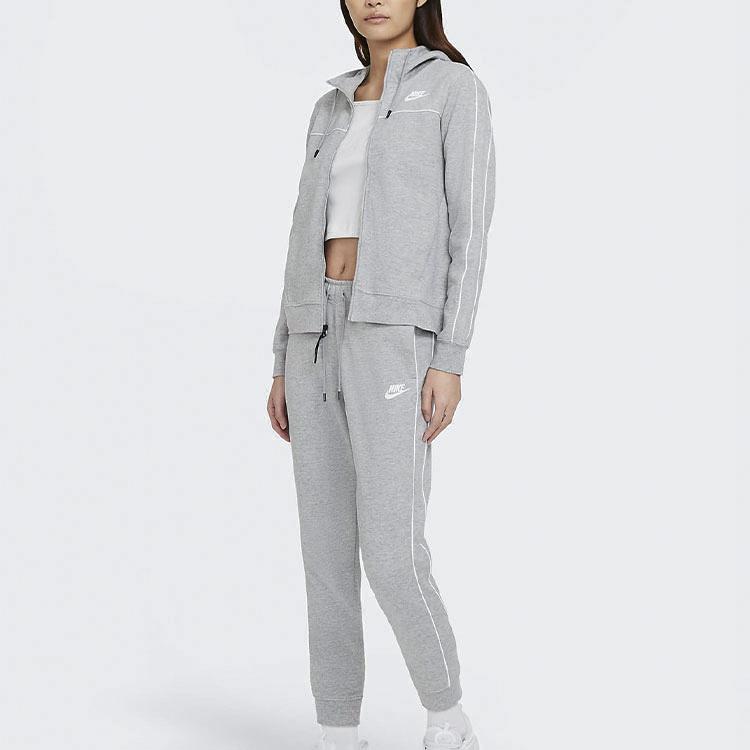Новые вязаные спортивные штаны Nike женские серые CZ8341-063