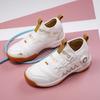 Badminton Shoes Boys Girls Breathable Casual Sports Shoes Youth Students Rotary Buckle Net Shoes
