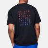 Under Armour Свободная прямая спортивная футболка с круглым вырезом, мужские топы, черная 1359714-001