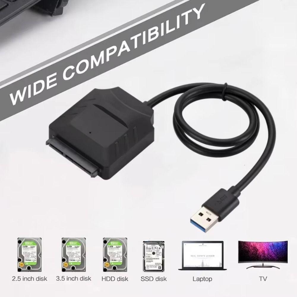 Кабели SATA Кабель Линия Адаптер USB 3.0 к SATA Линия Кабель-конвертер для 2,5 3,5 дюймовых HDD SSD