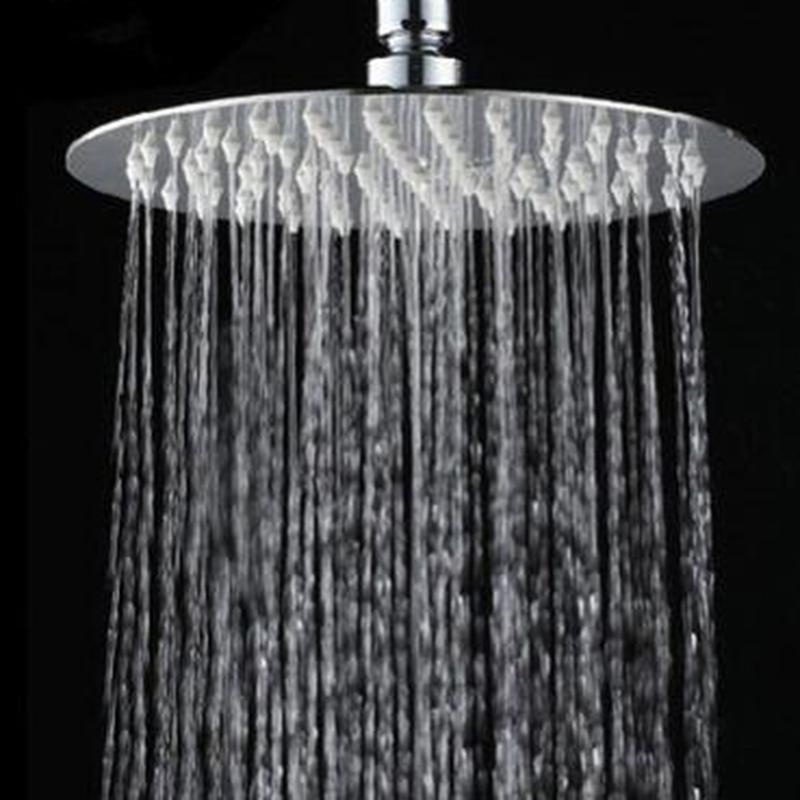 Stainless Steel Ultra-thin Top Spray Supercharged Shower Head