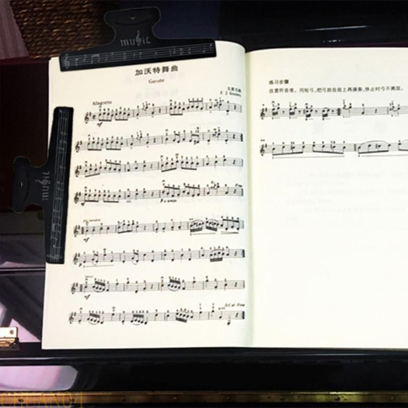 A1A2 Music Notes Clip Music Clip Book Page Clip ABS Big Music Stationery Book Clips