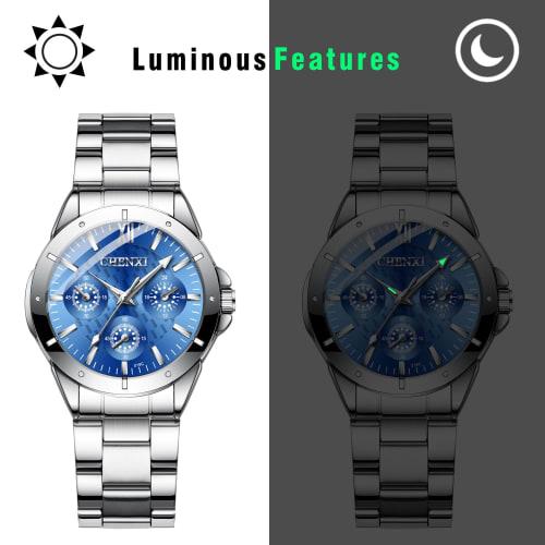 Women's Stainless Steel Waterproof Watch, Silver: Analog Display, Quartz Movement, Small Seconds, Cute Leisure, Business, Fashion Accessory - Perfect