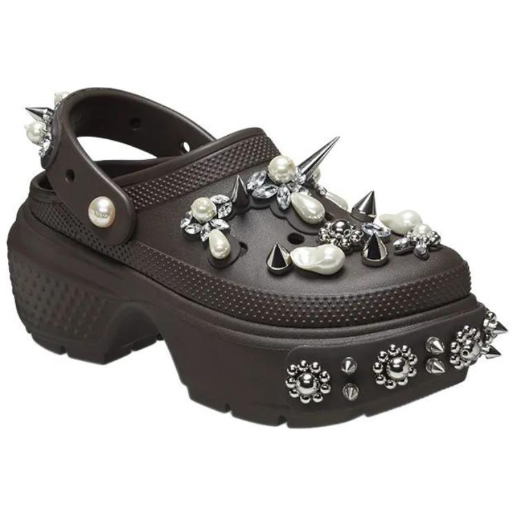 Crocs Кроссовки женские Stomp Clog Simone Rocha Espresso 210942-206