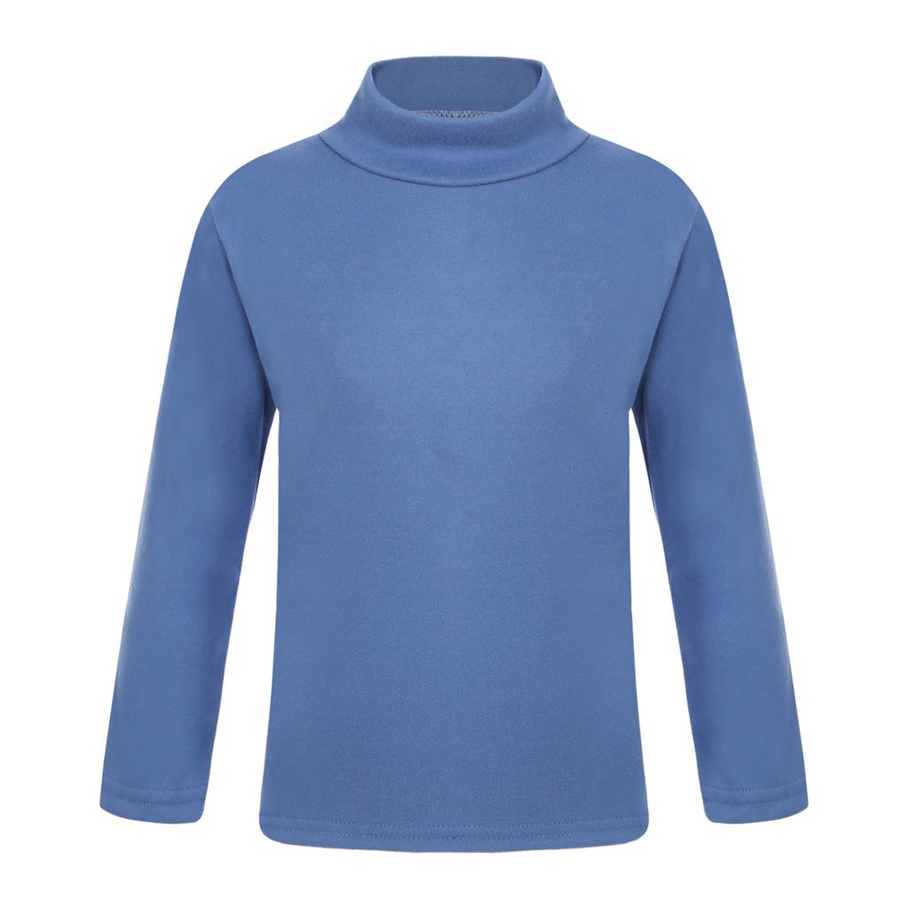 Детская футболка с длинными рукавами для мальчиков и девочек, теплая водолазка, термобелье, зимняя повседневная облегающая рубашка, пуловеры, топы