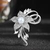 Flower Brooch Female High-End Corsage High-End Sense Niche Design Anti-Light Suit Accessories Pin Clothing Accessories