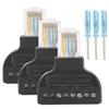 3 комплекта RJ45 Male на 8-контактный винтовой клеммный разъем адаптера Plug Jack для AV Digital