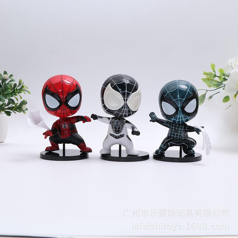 Потрясающая коллекция металлических фигурок Человека-паука, набор из шести штук, идеальный подарок для мужчин