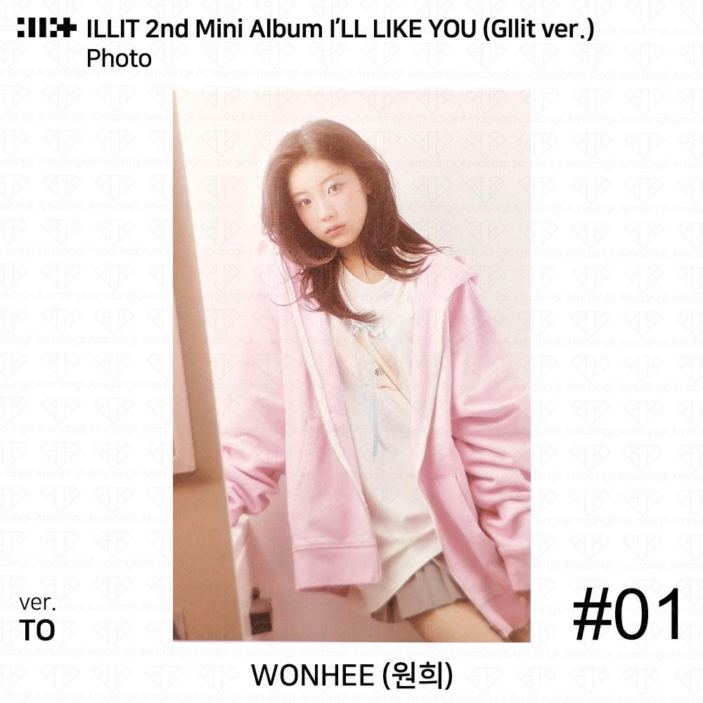 ILLIT 2-й мини-альбом I'LL LAKE YOU Gllit Ver To с фотокарточкой Between Photocard Photo