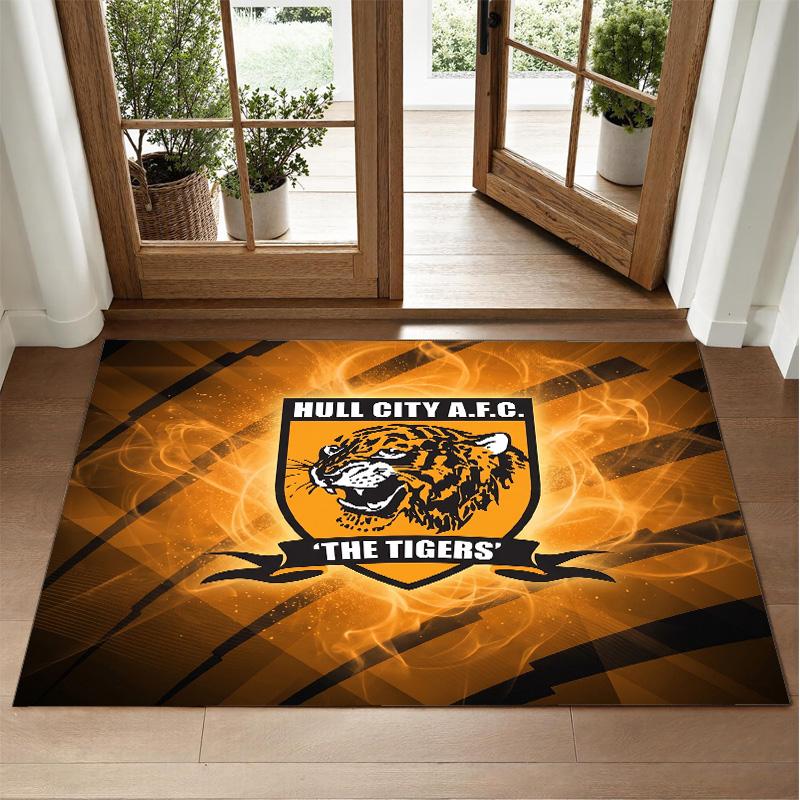 Hull FC Design Crystal Velvet Rug Soft Decorative Mat for Bedroom Entrance