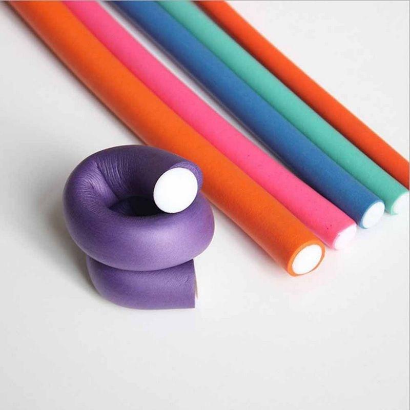 10 шт., бигуди, мягкая пена, инструмент для завивки локонов, бигуди для самостоятельной укладки волос