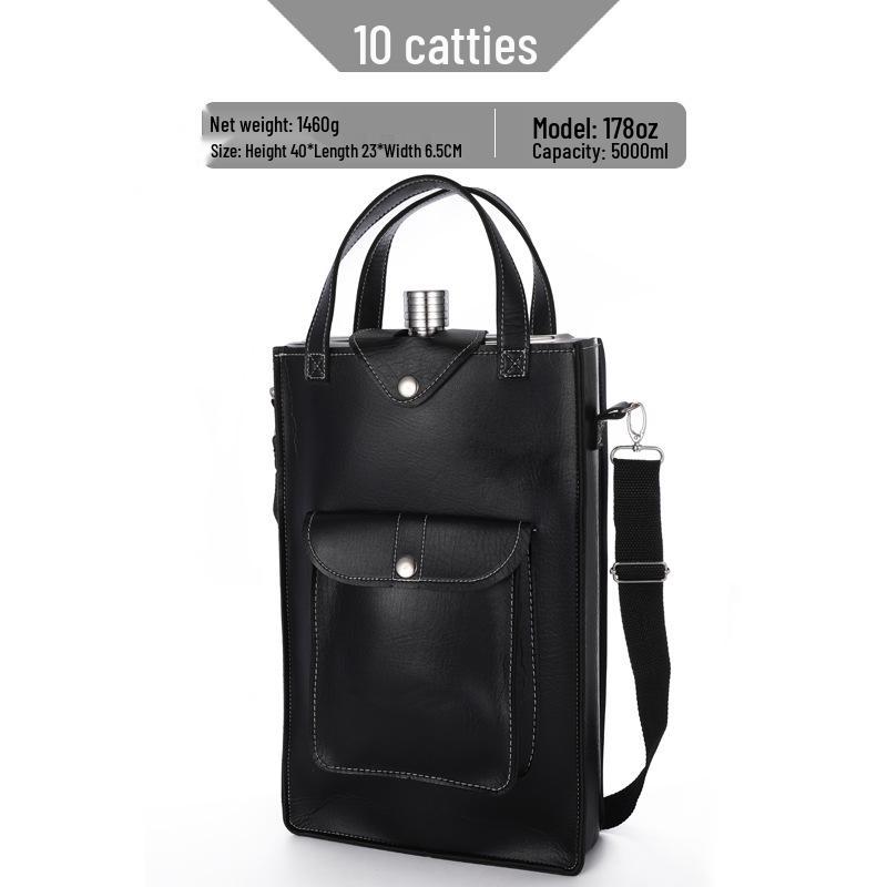 Stainless Steel Hip Flask Set: Portable Outdoor Vodka & Wine Bottle with Cup