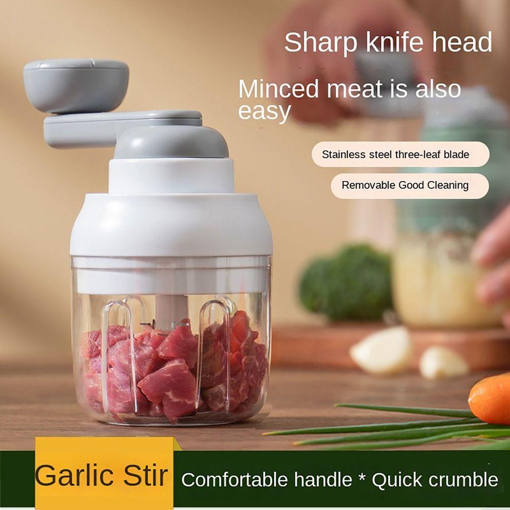 Tableware Garlic Pounder Cordless 100ml 250ml Food Stir Portable Food Grinder for Kitchen Tool