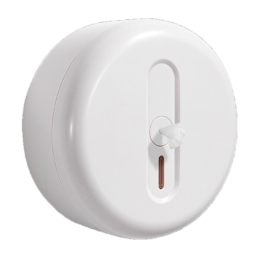 Roll Toilet Paper Holder Plastic Bath Tissue Dispenser Wall Mount for Bathroom Hotel Shopping Malls