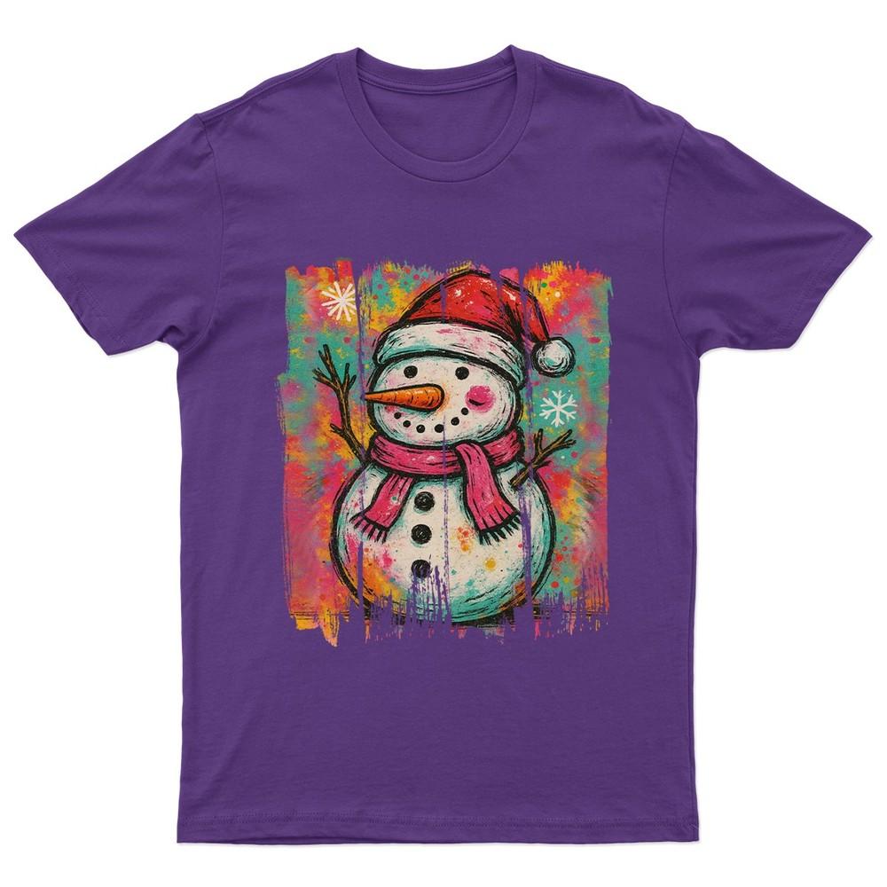 Festive SnowUnisex Christmas Holiday TShirt Unisex Gift Retro Seasonal Funny