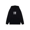 Li Ning Loose Pullover Hoodie With Logo Pattern Men Tops Black AWDRF47-1