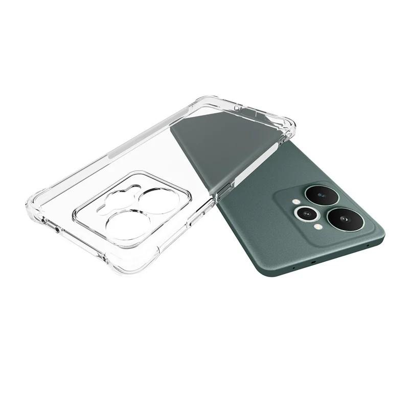 For Realme 15 5G Clear TPU Case WANLONFENG TM Series 2.0mm Phone Back Cover