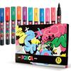 Mitsubishi Pencil Uni POSCA Water-based Pen Water-based Marker Made In Japan Color Pen Extra Fine PC-1M Set of 21 Colors