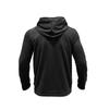 Fall Spring Men Top Drawstring Chest Pockets Buttoned Hooded Long Sleeves Pure Color Elastic