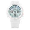 Casio [часы с радиоуправлением на солнечной батарее] Baby G Baby G пакет пружины пакет пружины Белый X светло-голубой bGa 2510sp 7ajr