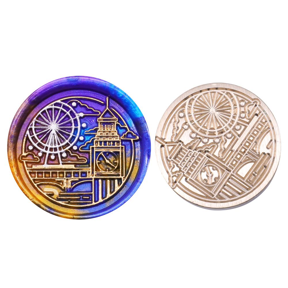 Серия «Средневековая церковь замка» с сургучной печатью, штамп для скрапбукинга, свадебных открыток, конвертов, подарочной упаковки