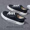 New Low-top Breathable Canvas Shoes Men's Trend Retro Lace-up Trend Board Shoes Casual Versatile Board Shoes