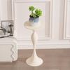 Light Luxury Cream Style Rock Slab Flower Stand