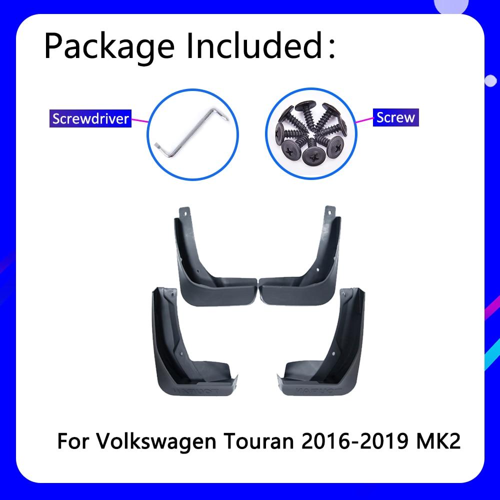 Брызговики подходят для Volkswagen VW Touran 2016 2017 2018 MK2 автомобильные аксессуары брызговик Fender авто запасные части