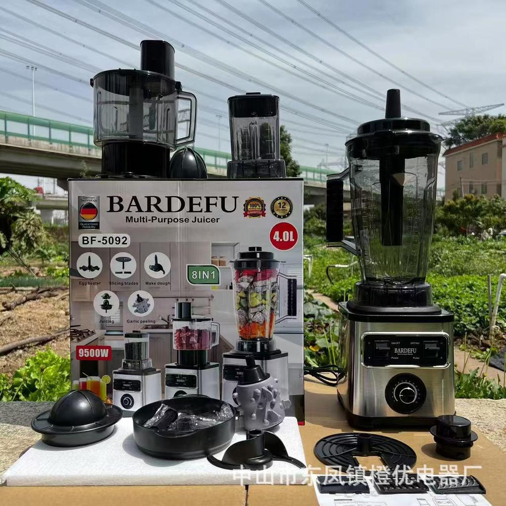 4L Multifunctional Stainless Steel Blender: High-Power Juicer, Mixer, Grinder, Smoothie Maker.