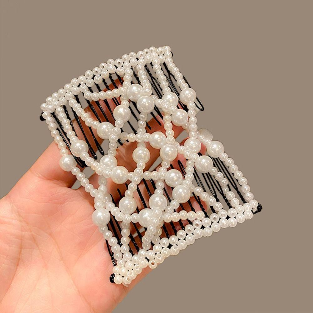 Plastic Double Side Bun Butterfly Fancy Clip Combs New Hair Accessories  Women