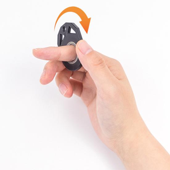 Брелок-спиннер на палец, прочный, для снятия стресса, тревожности, портативный, для путешествий, для детей, подростков, взрослых, EDC, мини-игрушка с металлическим кольцом, подарок на день рождения